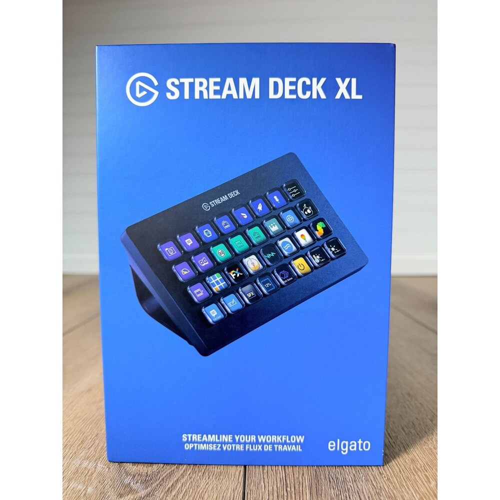 Elgato Stream Deck XL Programmable USB Keypad, Black QWERTY 10GAT9901 NEW SEALED
